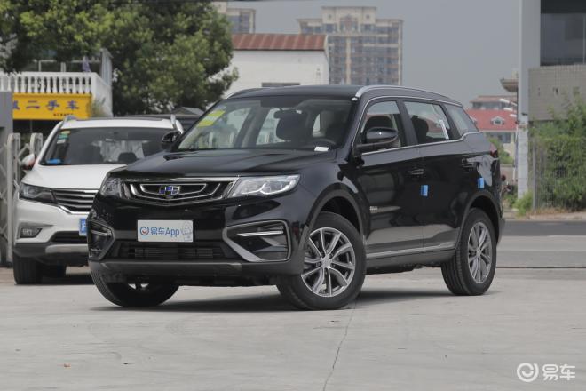 全新吉利博越pro不负众望换装新车标