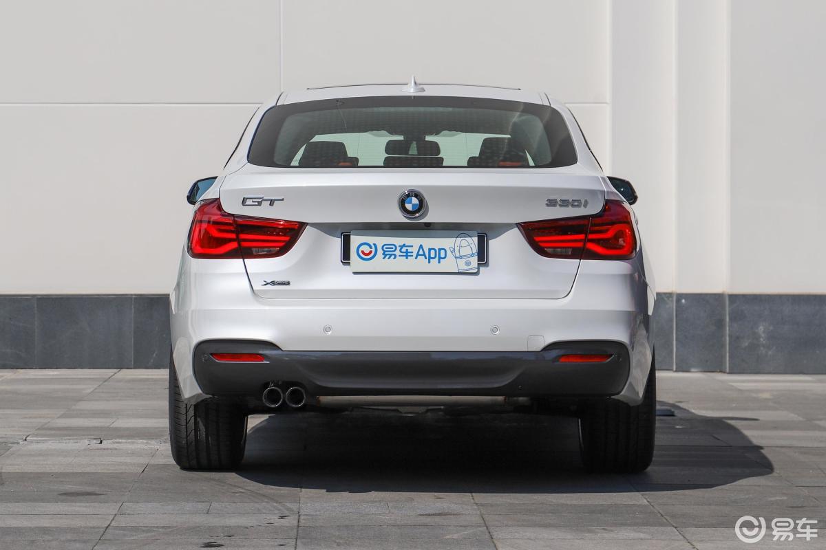 【宝马3系gt2019款330i xdrive m运动曜夜版正后水平汽车图片-汽车