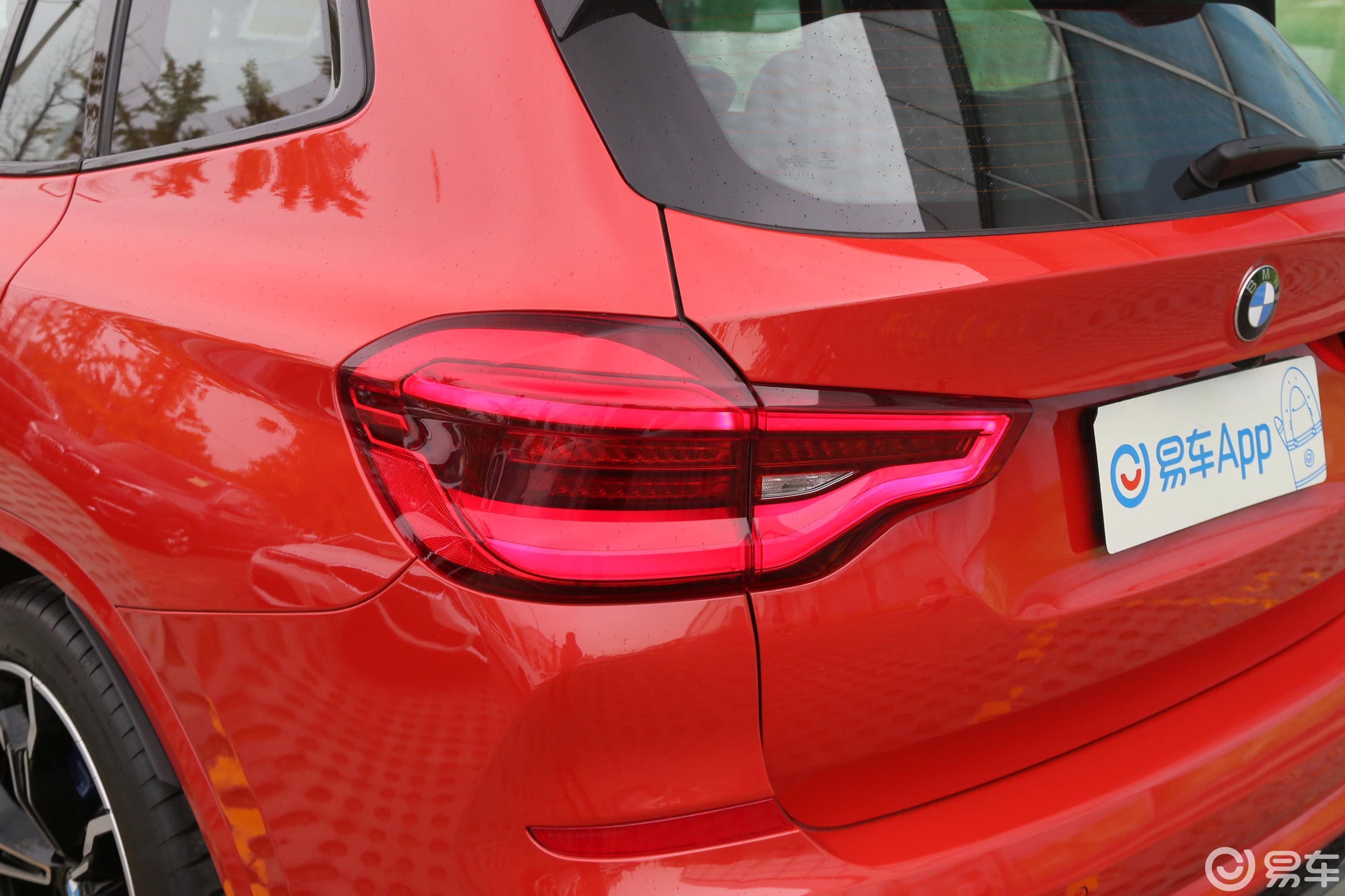【宝马x3 m2019款x3 m 雷霆版尾灯侧45度俯拍汽车图片-汽车图片大全】