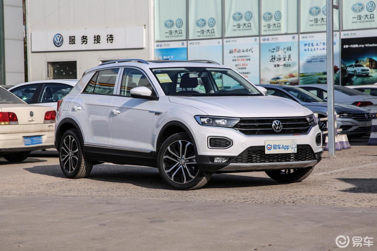 【探歌2020款280tsi 双离合 两驱 舒适型侧前45度车头向右水平汽车