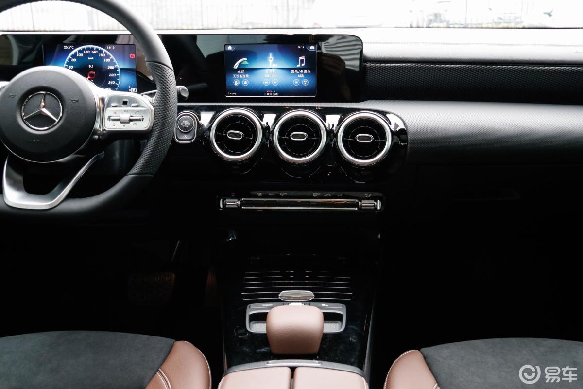 【奔驰a级2020款a 180 l中控台整体汽车图片-汽车图片大全】-易车