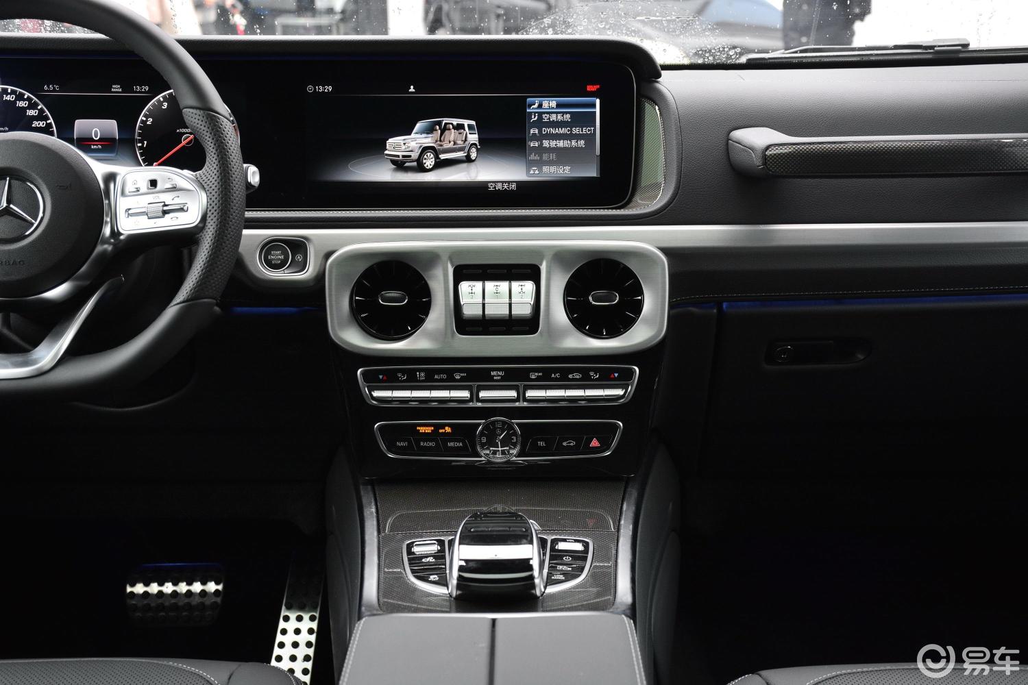 【奔驰g级2020款g 500中控台整体汽车图片-汽车图片大全】-易车