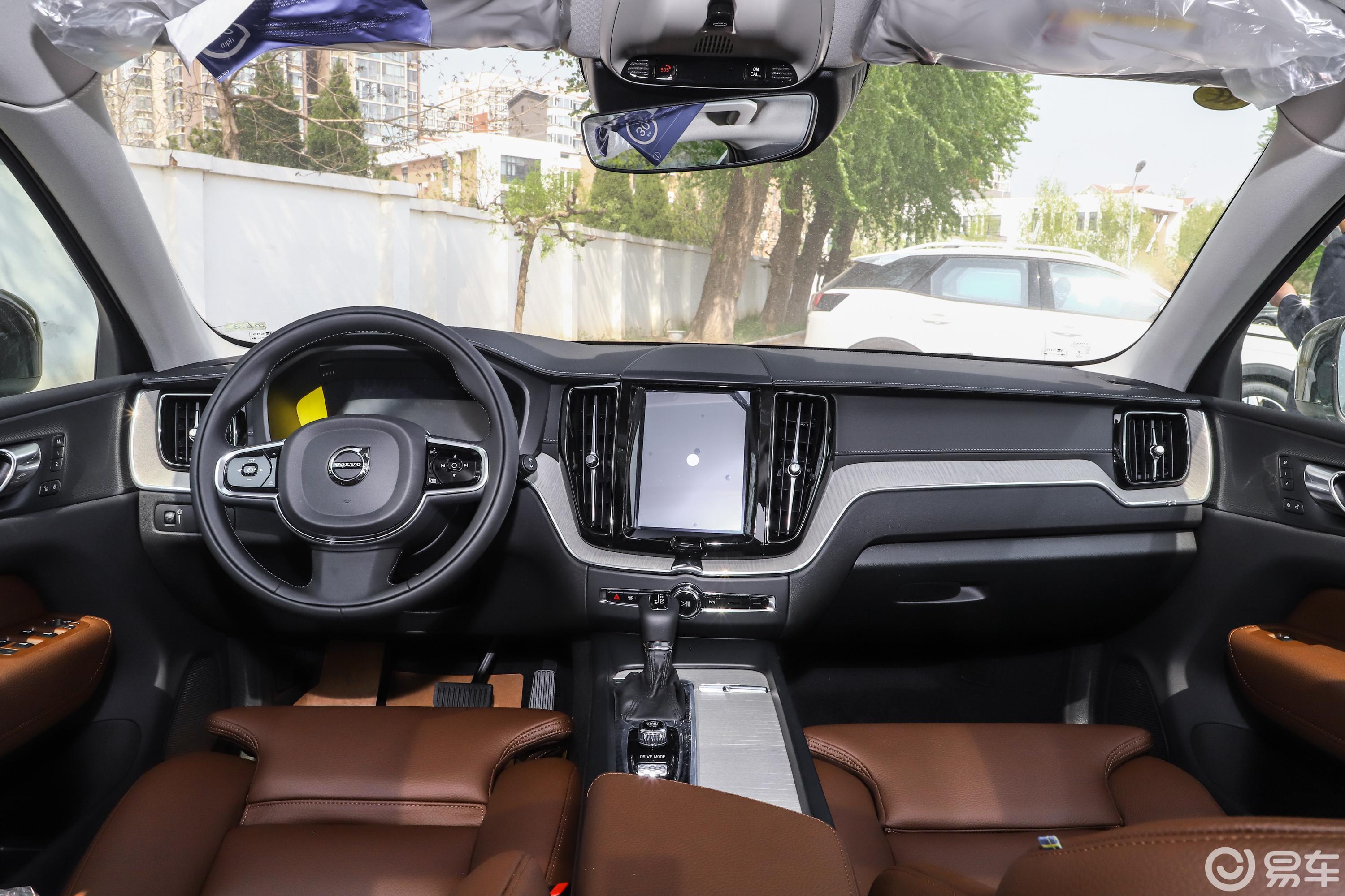 【沃尔沃xc602020款t5 四驱 智远豪华版内饰全景正拍汽车图片-汽车