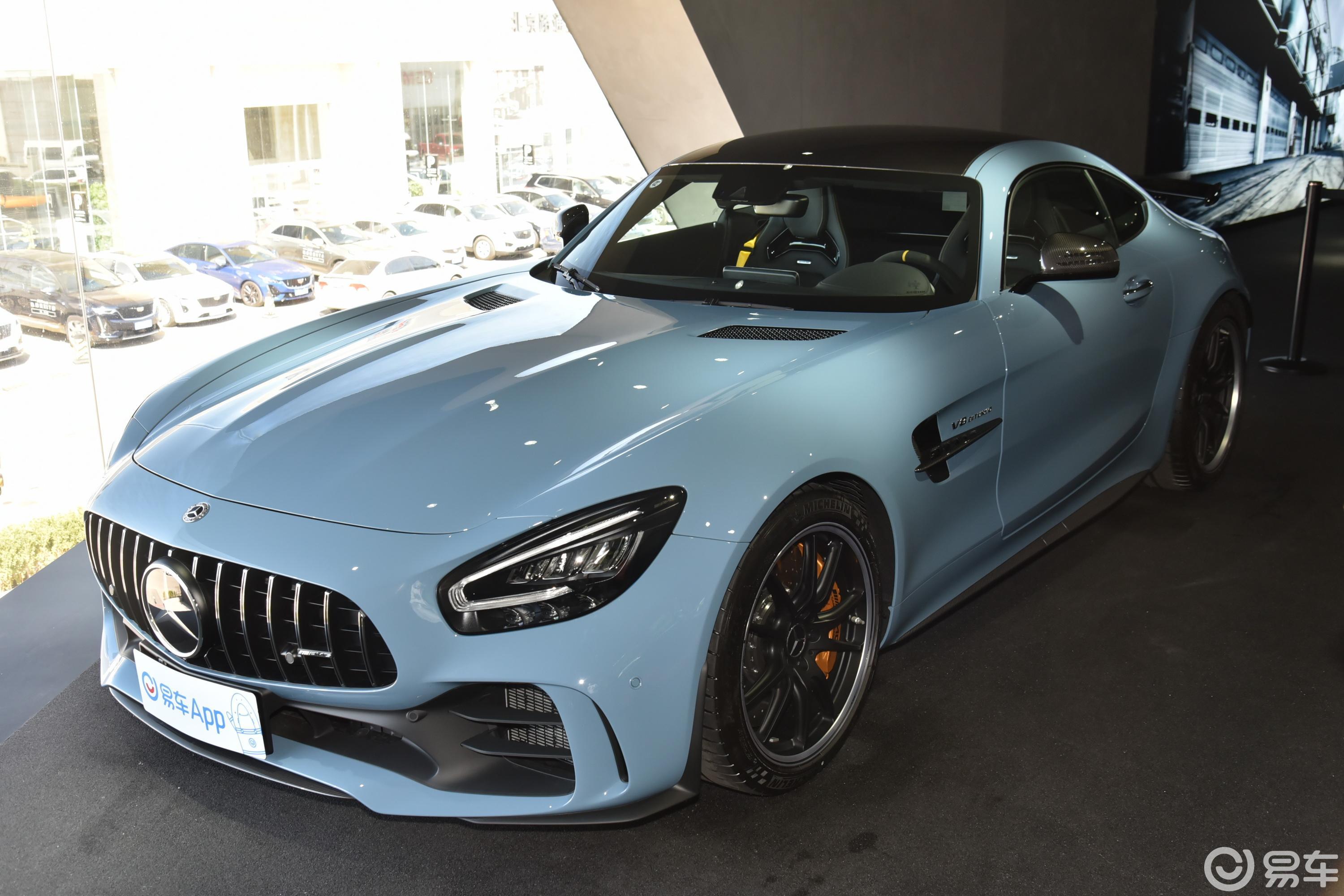【奔驰gt amg2019款amg gt r侧前45度车头向左水平汽车图片-汽车图片