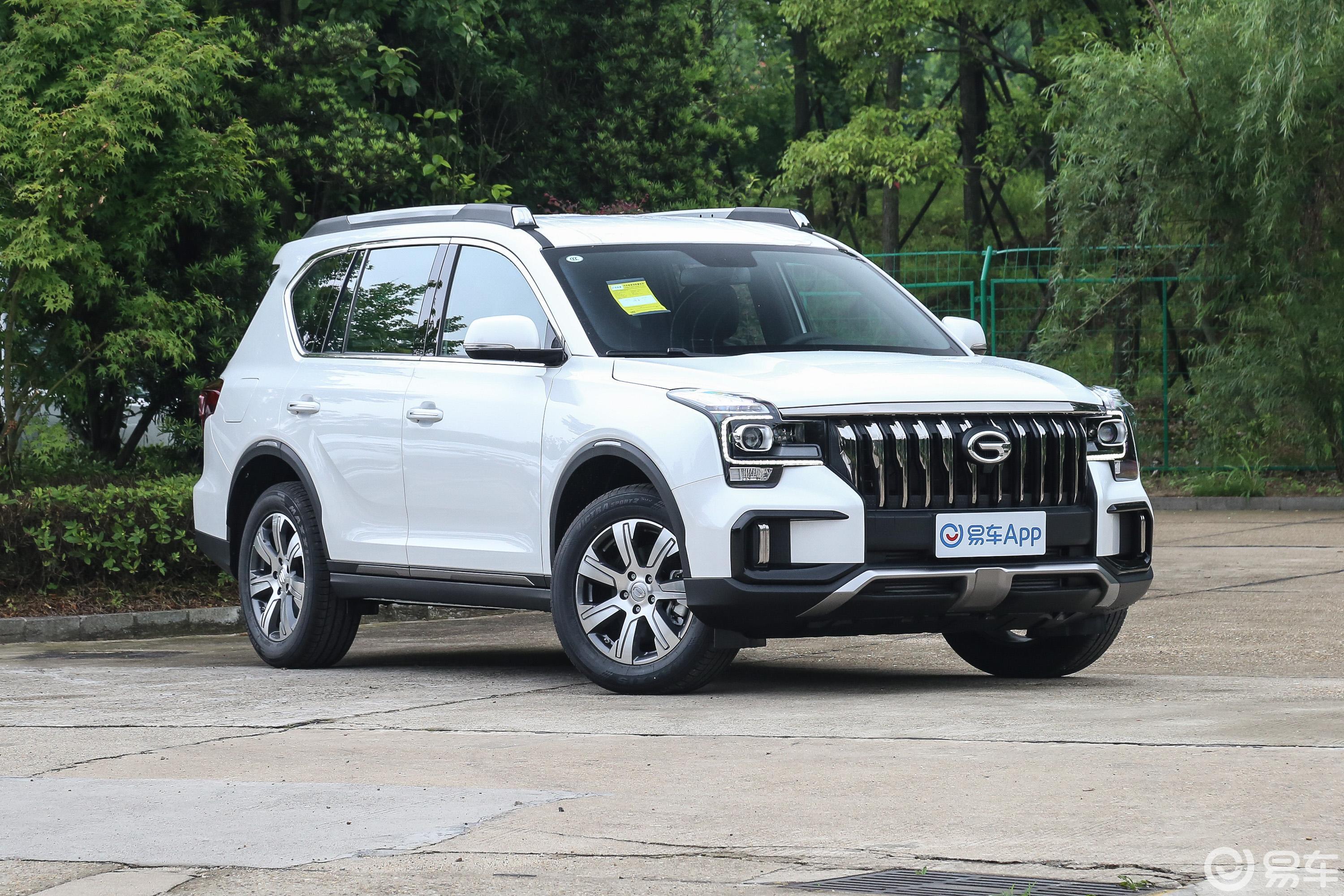 【传祺gs82020款gs8s 390t 两驱 豪华版侧前45度车头向右水平汽车图片