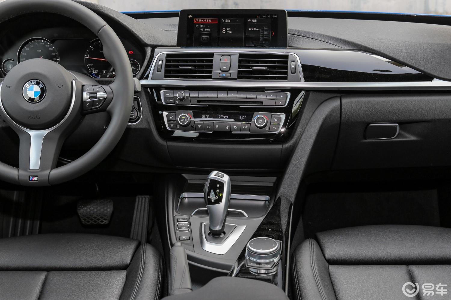 【宝马3系gt2020款320i m运动套装中控台整体汽车图片-汽车图片大全】