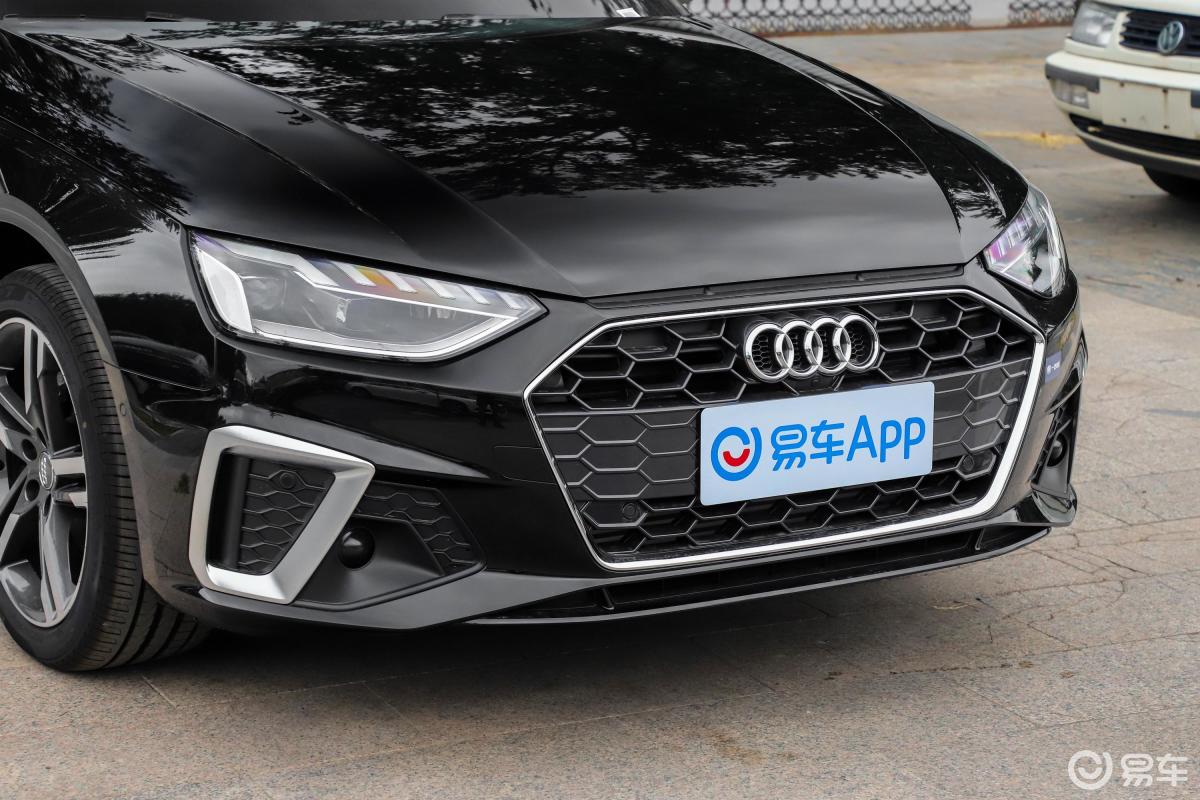 【奥迪a4l2020款40 tfsi 时尚动感型前格栅侧俯拍汽车图片-汽车图片
