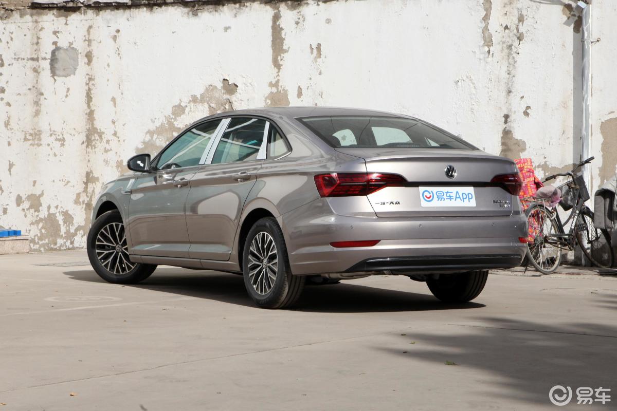 【速腾2020款280tsi 双离合 舒适型 国vi侧后45度车头向左水平汽车