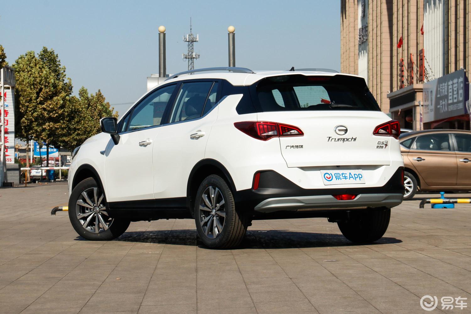 【传祺gs32021款power 235t 手动 劲酷版侧后45度车头向左水平汽车