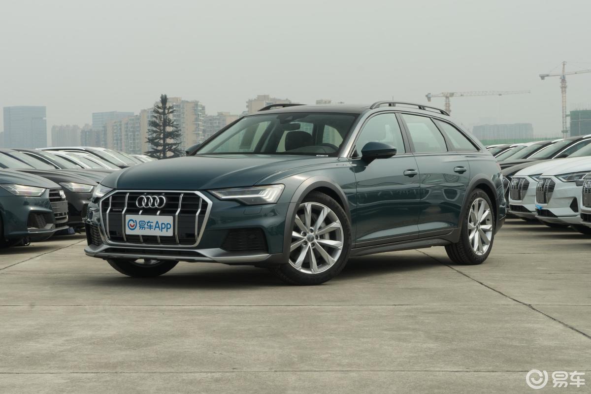 【奥迪a62021款allroad quattro 探索家 55 tfsi 尊享越野型侧前45度