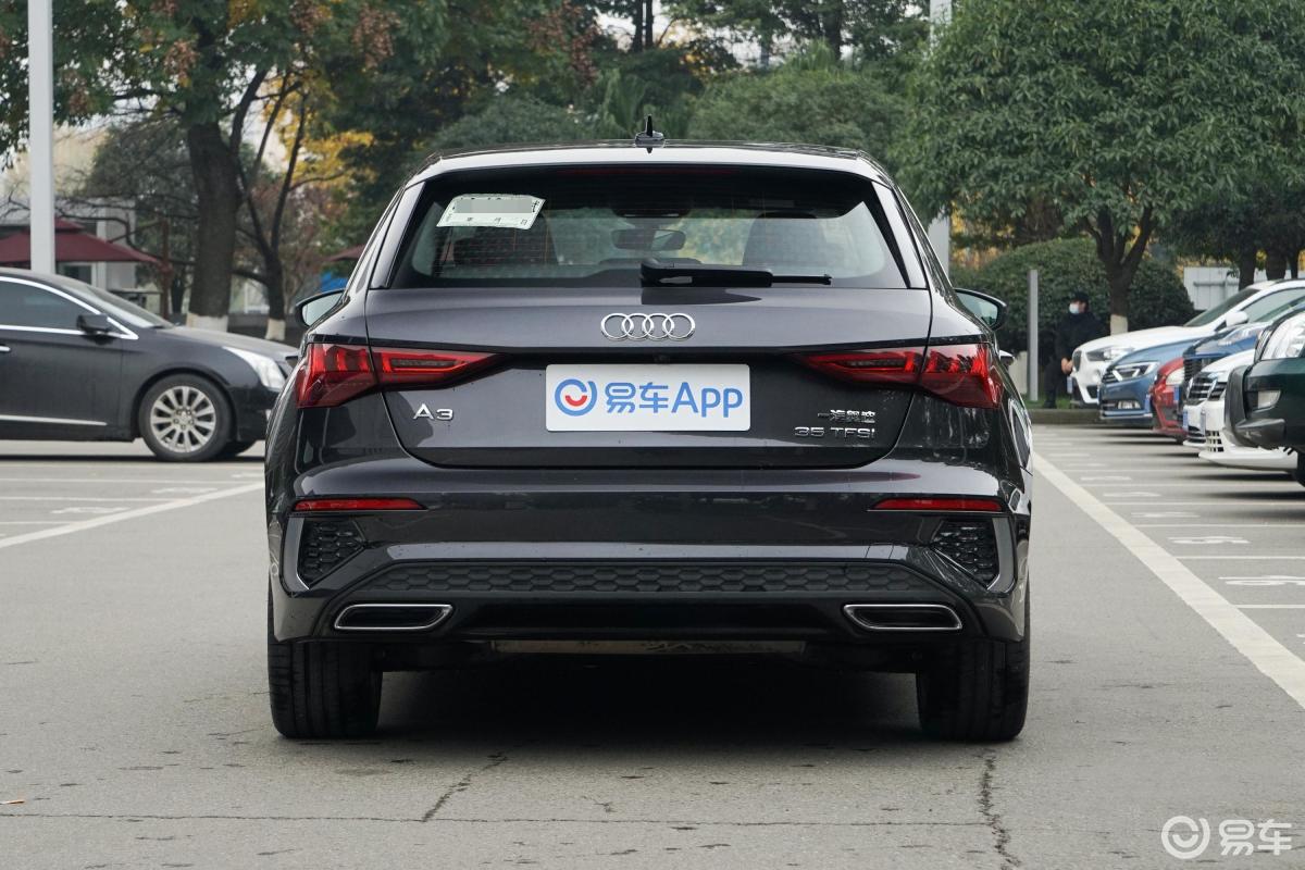 【奥迪a32021款sportback 35 tfsi 豪华运动型正后水平汽车图片-汽车