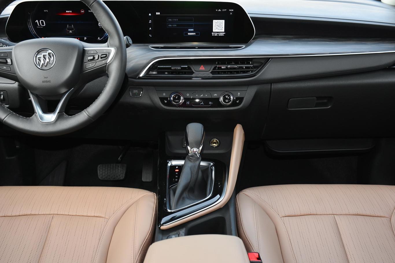 别克gl6轻混 323t 互联豪华型中控台整体