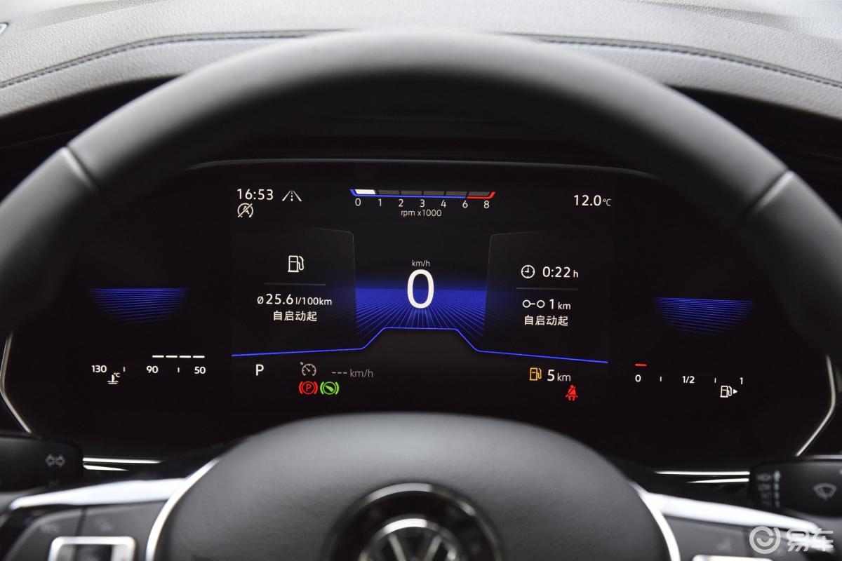 【速腾2021款200tsi 双离合 舒适智联版仪表盘汽车图片-汽车图片大全