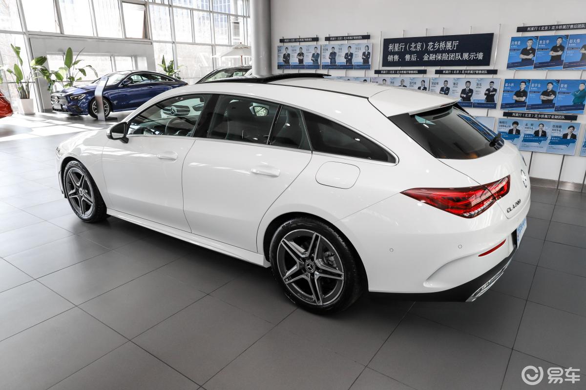 【奔驰cla级2021款cla 200 五门猎跑车正侧车头向左水平汽车图片-汽车