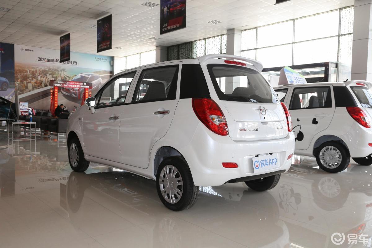 【海马爱尚ev2021款小雁 豪华版侧后45度车头向左水平汽车图片-汽车