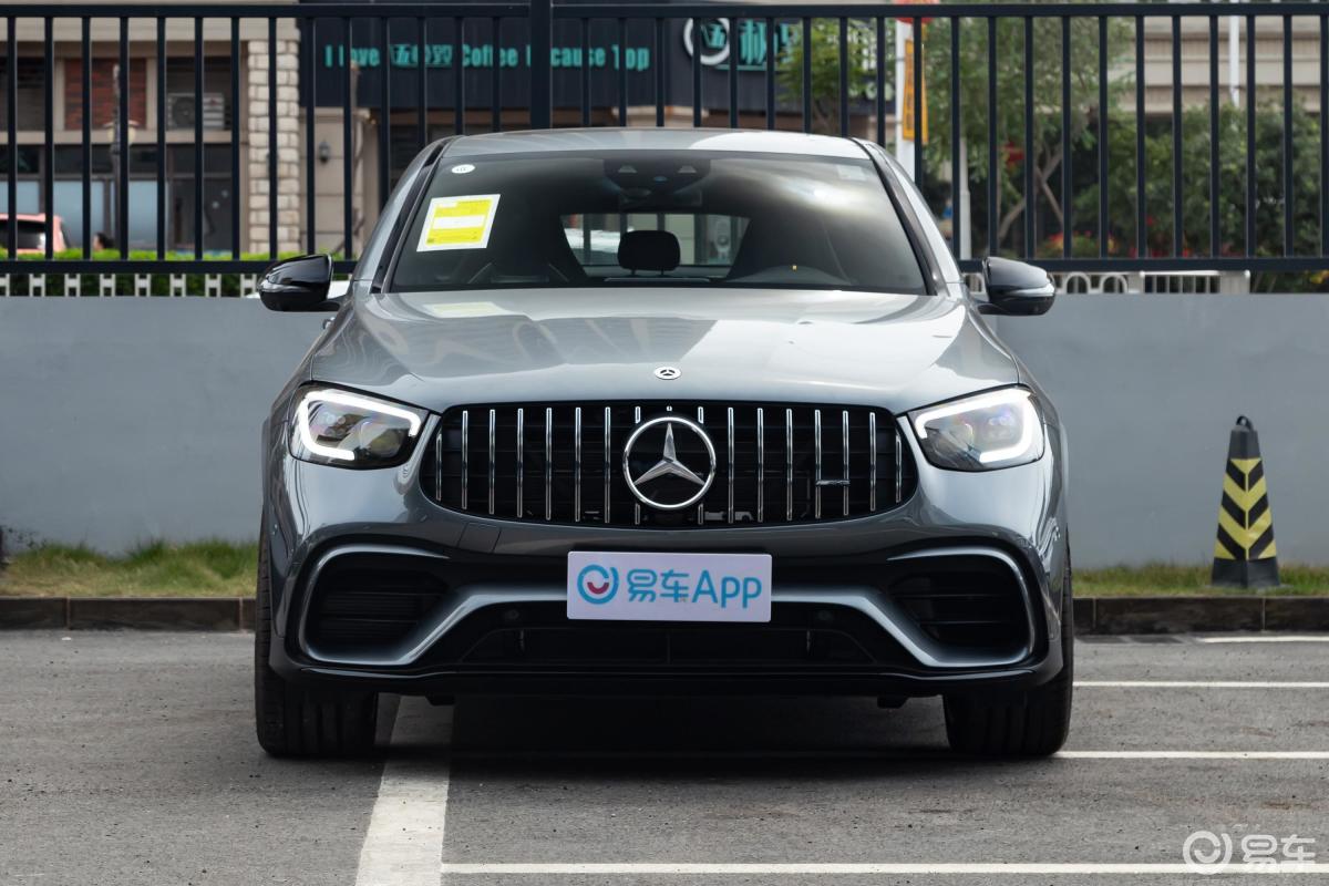 【奔馳glc轎跑 amg2020款amg glc 63 s 4matic 轎跑suv正前水平汽車