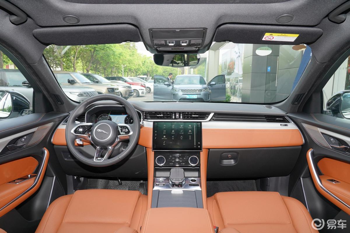 【捷豹f-pace2021款250ps r-dynamic s内饰全景正拍汽车图片-汽车图片