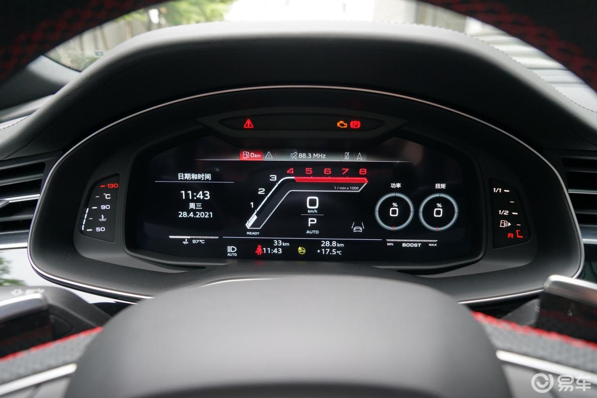 【奥迪rs q82021款rs q8 4.0t仪表盘汽车图片-汽车图片大全】-易车