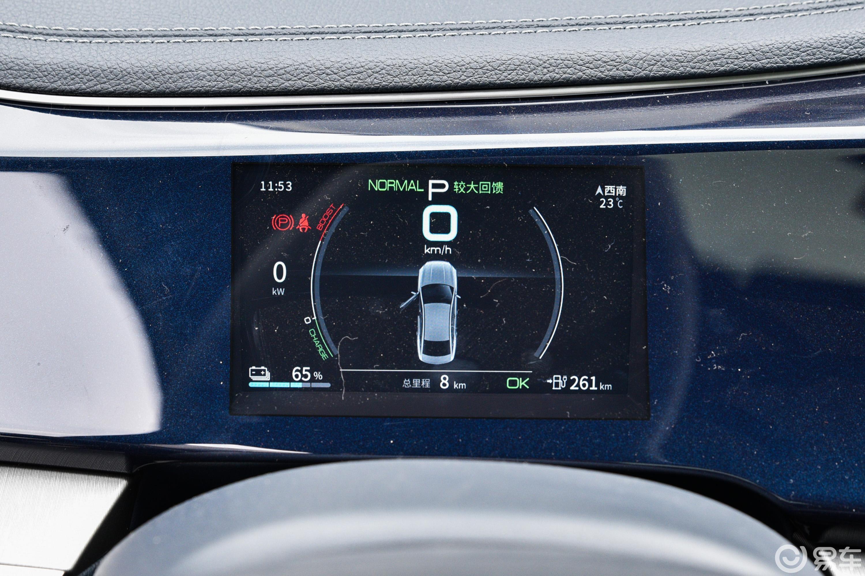【秦PLUS新能源EV 400km 豪华型仪表盘图片-汽车图片大全】-易车