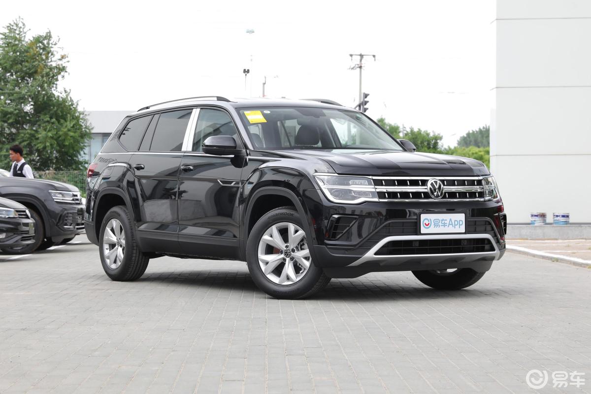 【途昂2021款330tsi 两驱 豪华版侧前45度车头向右水平汽车图片-汽车