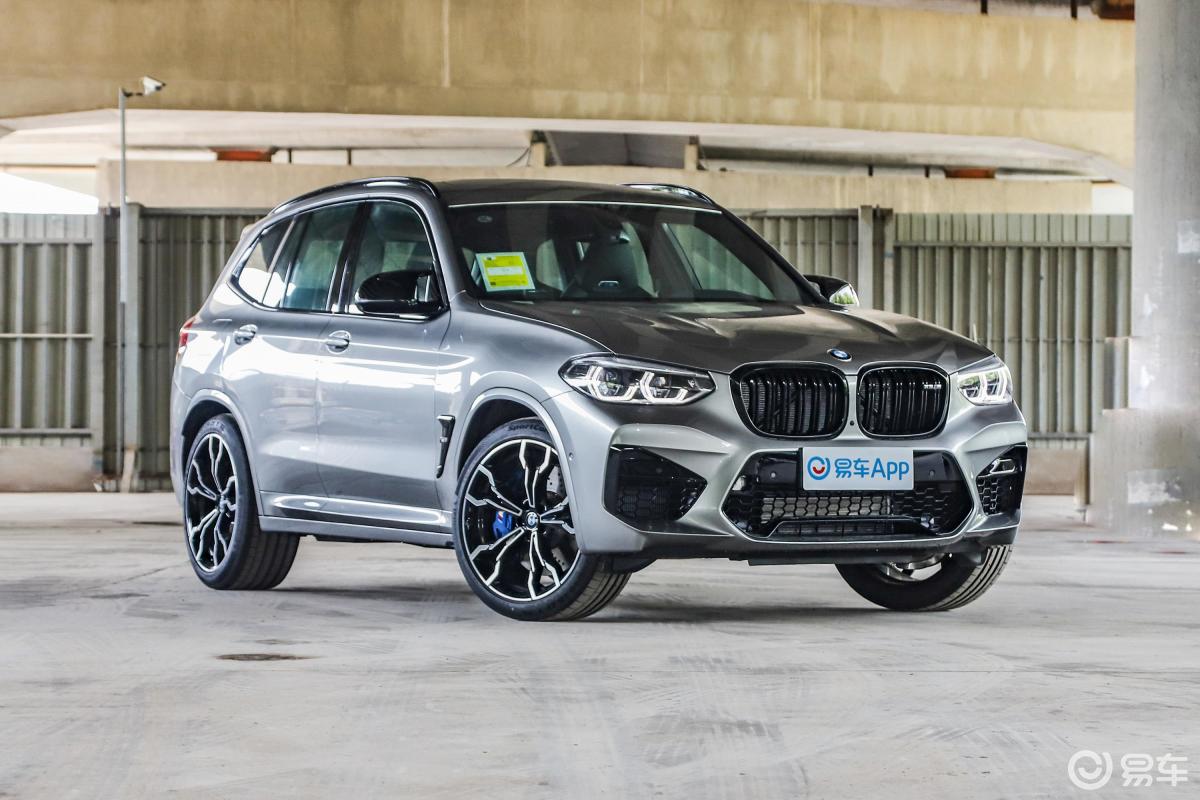 【宝马x3 m2021款x3 m 雷霆版侧前45度车头向右水平汽车图片-汽车图片