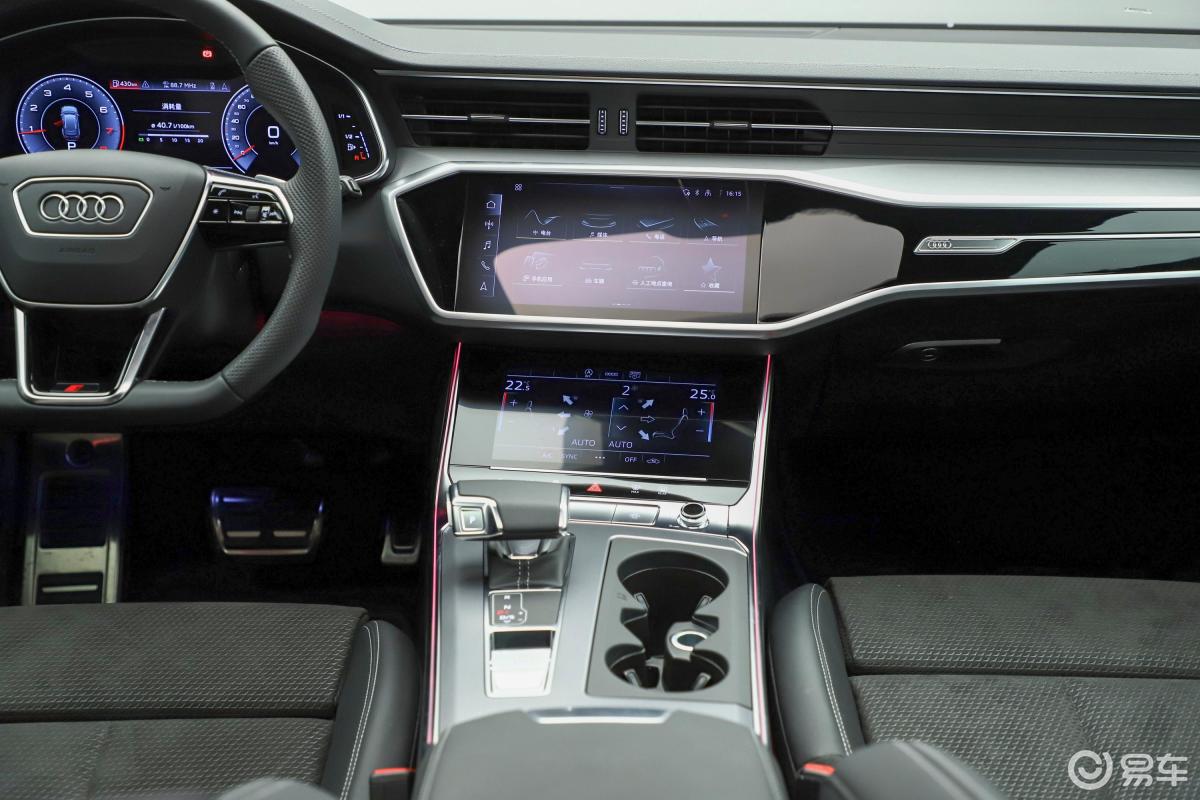 【奥迪a62021款avant 先锋派 45 tfsi 星辰版中控台整体汽车图片-汽车