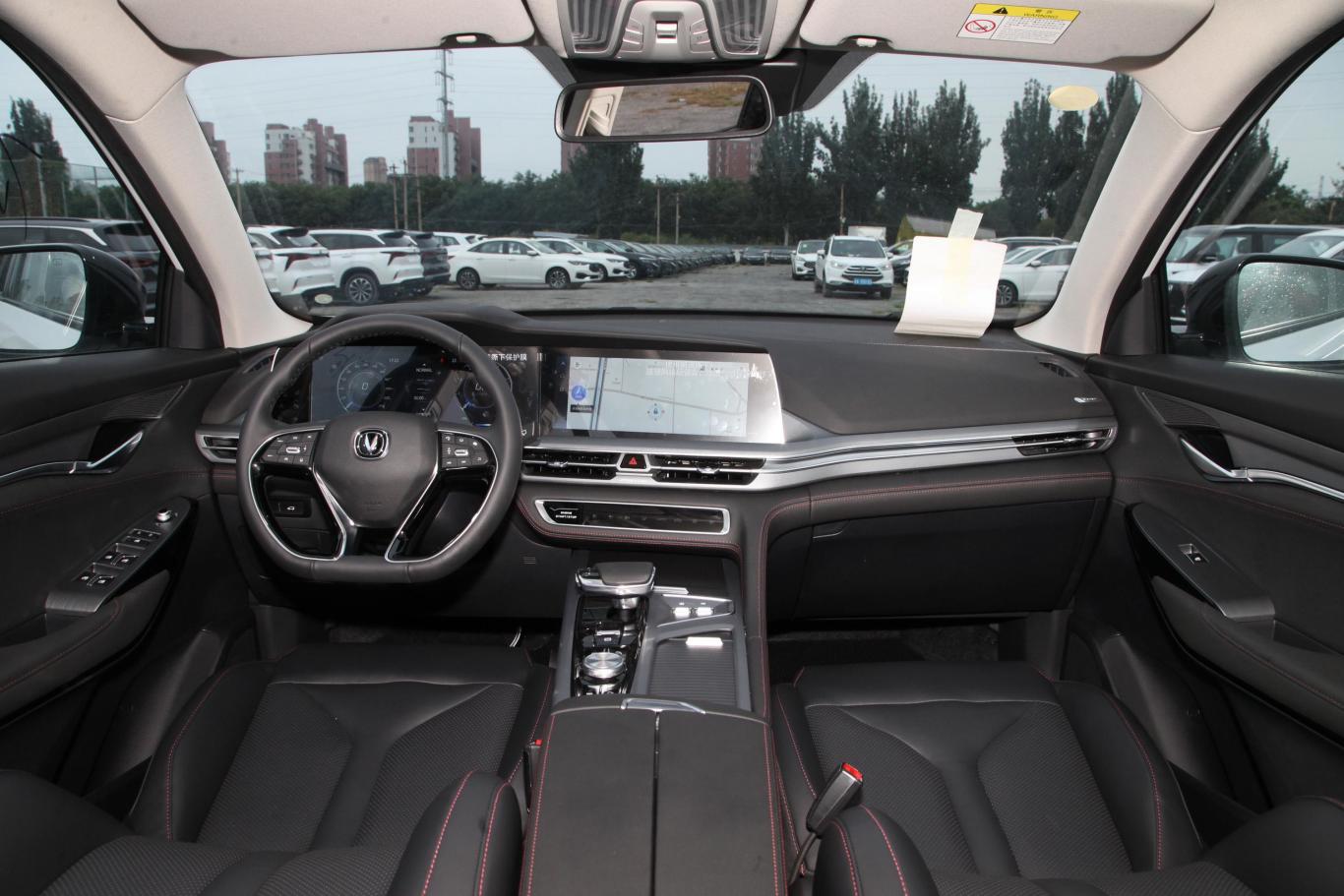 【长安CS75PLUS2.0T 旗舰型内饰全景正拍图片-汽车图片大全】-易车