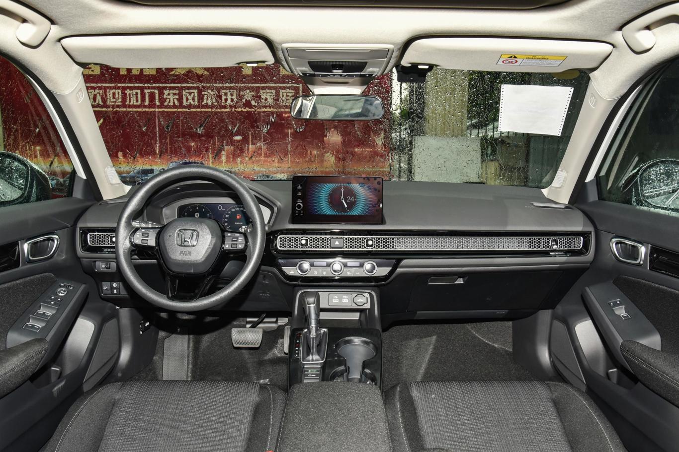 【思域240TURBO CVT劲动·C位客特别版内饰全景正拍图片-汽车图片大全】-易车