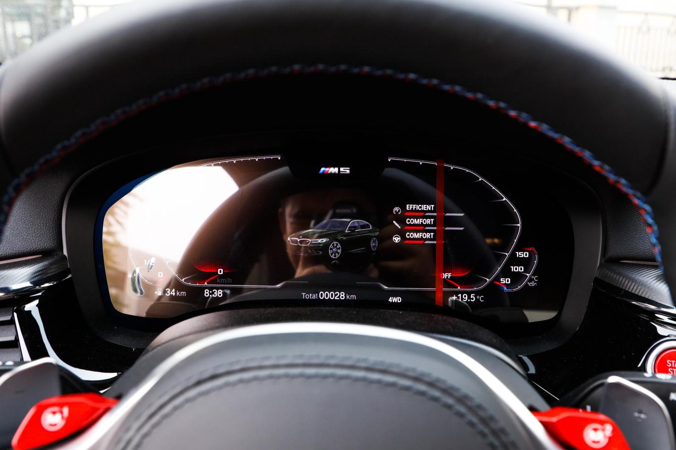 宝马m550周年版 m5仪表盘