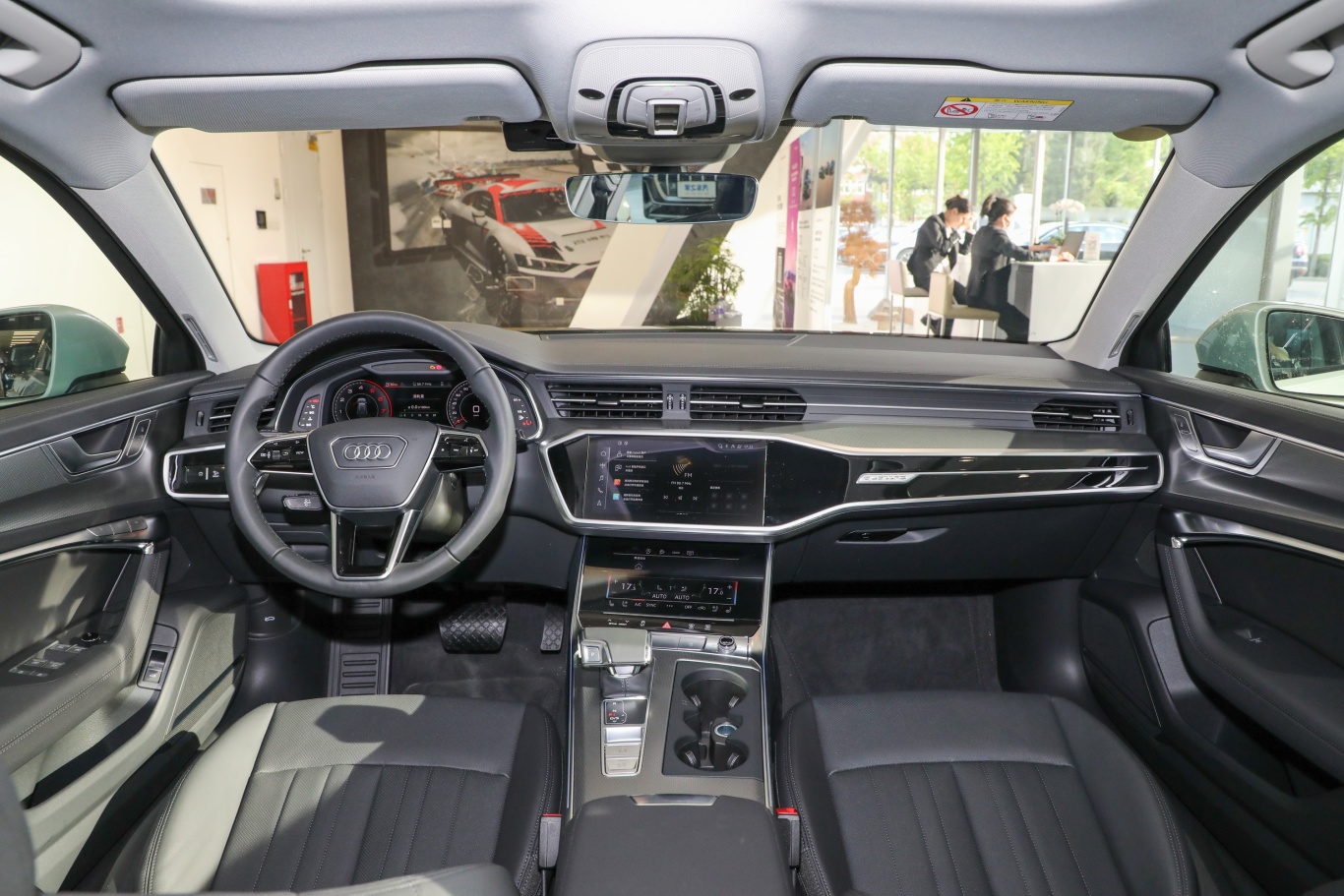 【奥迪A6Allroad 55 TFSI quattro 大探险家版内饰全景正拍图片-汽车图片大全】-易车