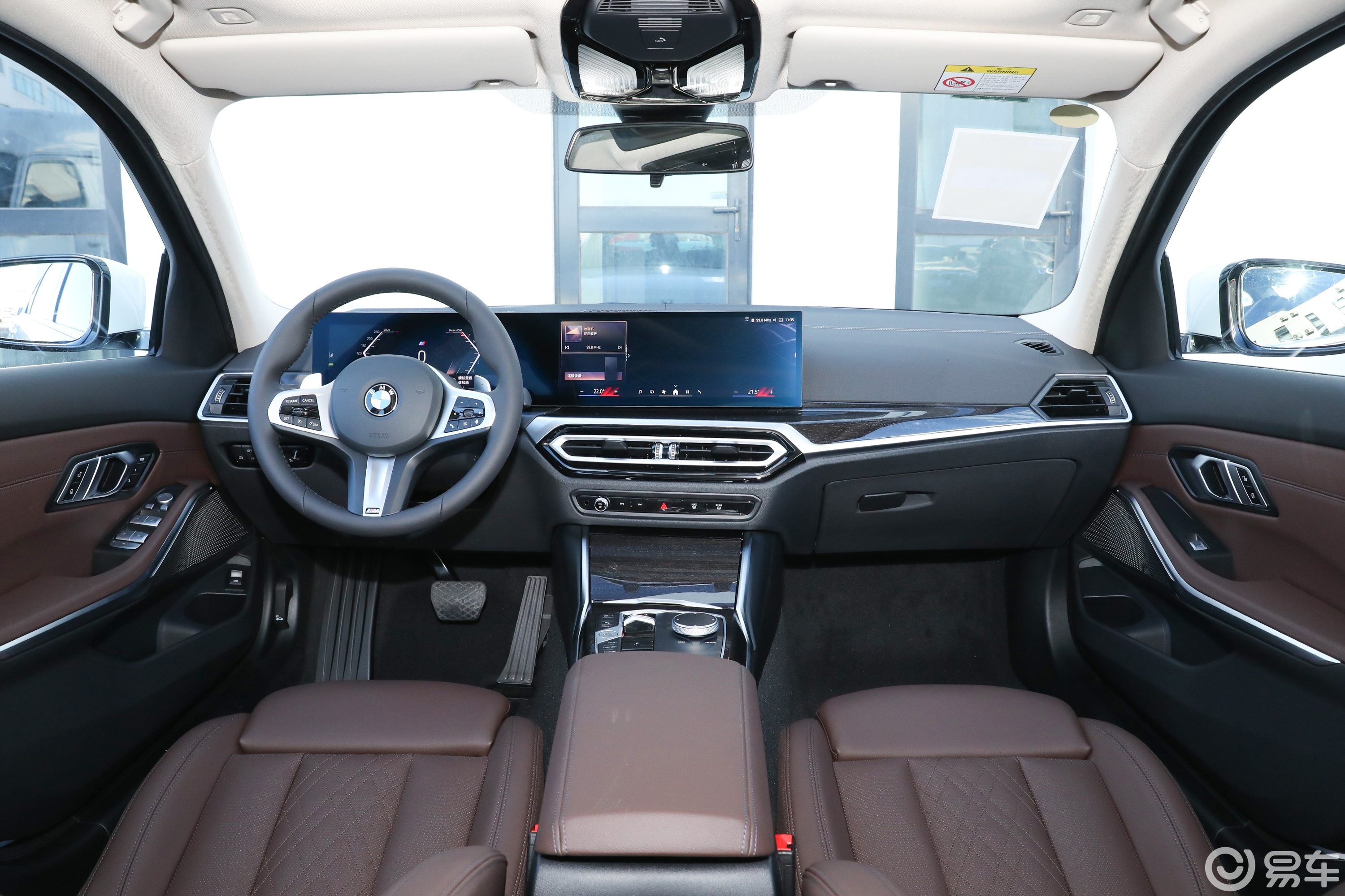 【宝马3系325Li xDrive M运动套装内饰全景正拍图片-汽车图片大全】-易车