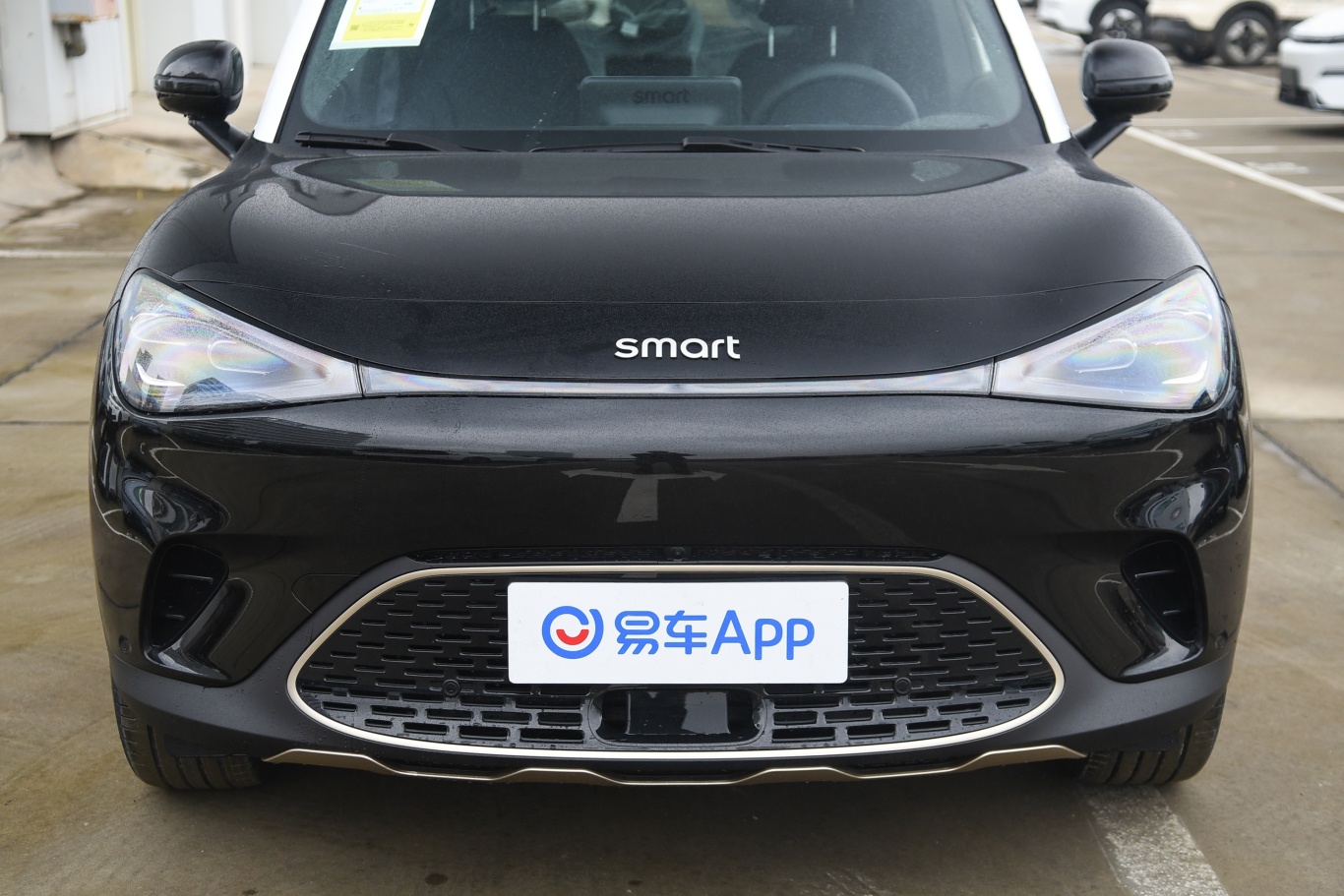【smart精灵#1560km 后驱黑金灵限量版外观细节图片-汽车图片大全】-易车