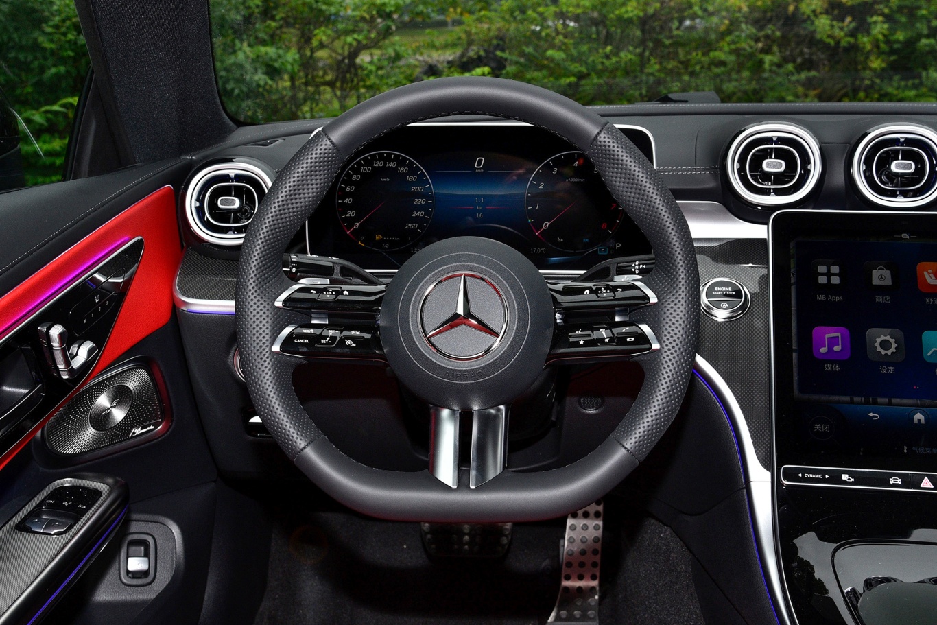 【奔驰CLECLE 300 4MATIC 豪华型轿跑车方向盘图片-汽车图片大全】-易车