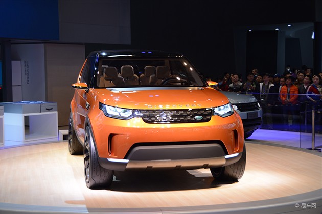 路虎新发现概念车vision亮相北京车展