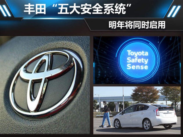 丰田“五大安全系统” 明年将同时启用_易车
