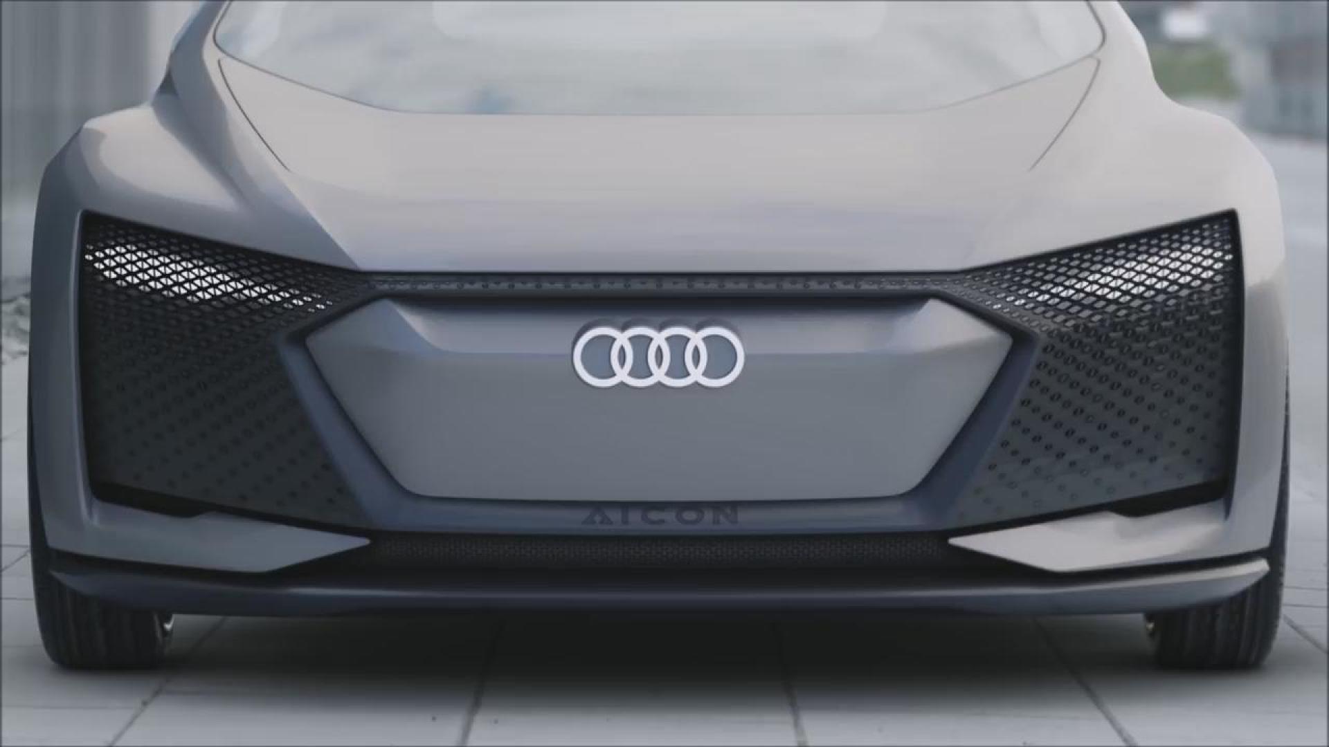 奥迪aicon的内饰外观——未来车的样子