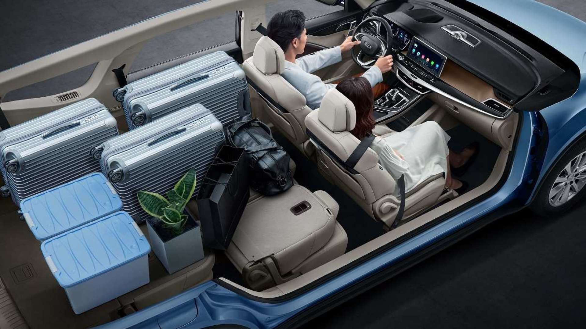 静态体验吉利嘉际,车内空间如何?