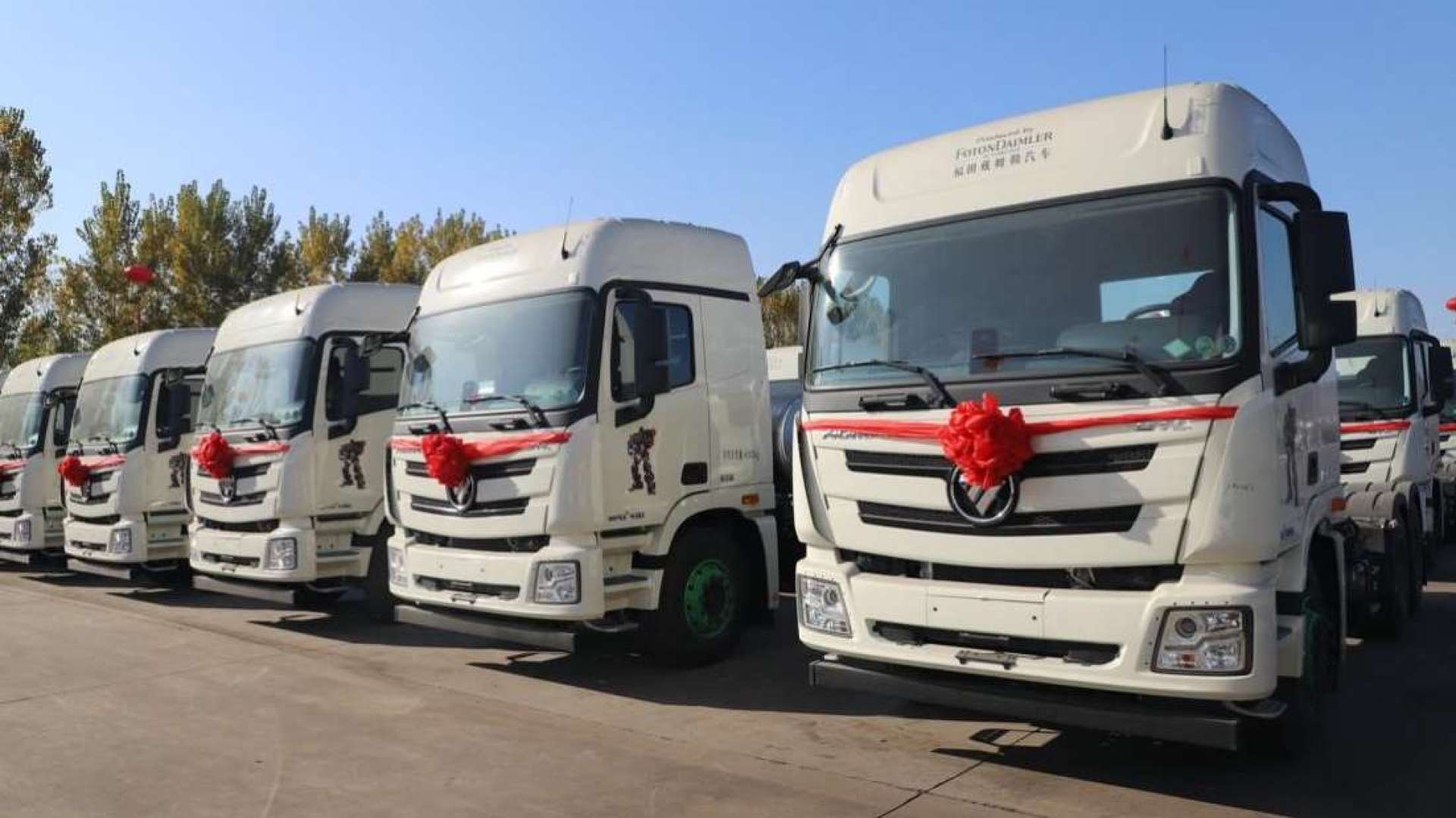 全新一代国六欧曼lng重卡"出手"即交付160台大单