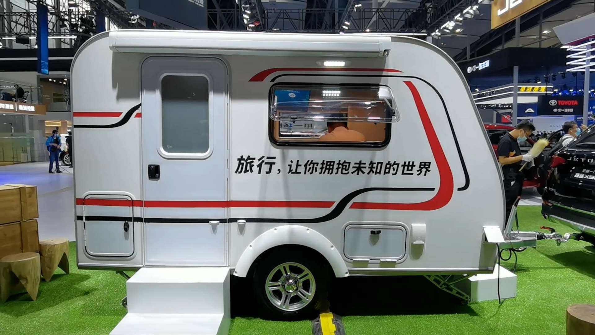 2020广州国际车展捷途全新房车箱实拍!出门必备太方便啦!