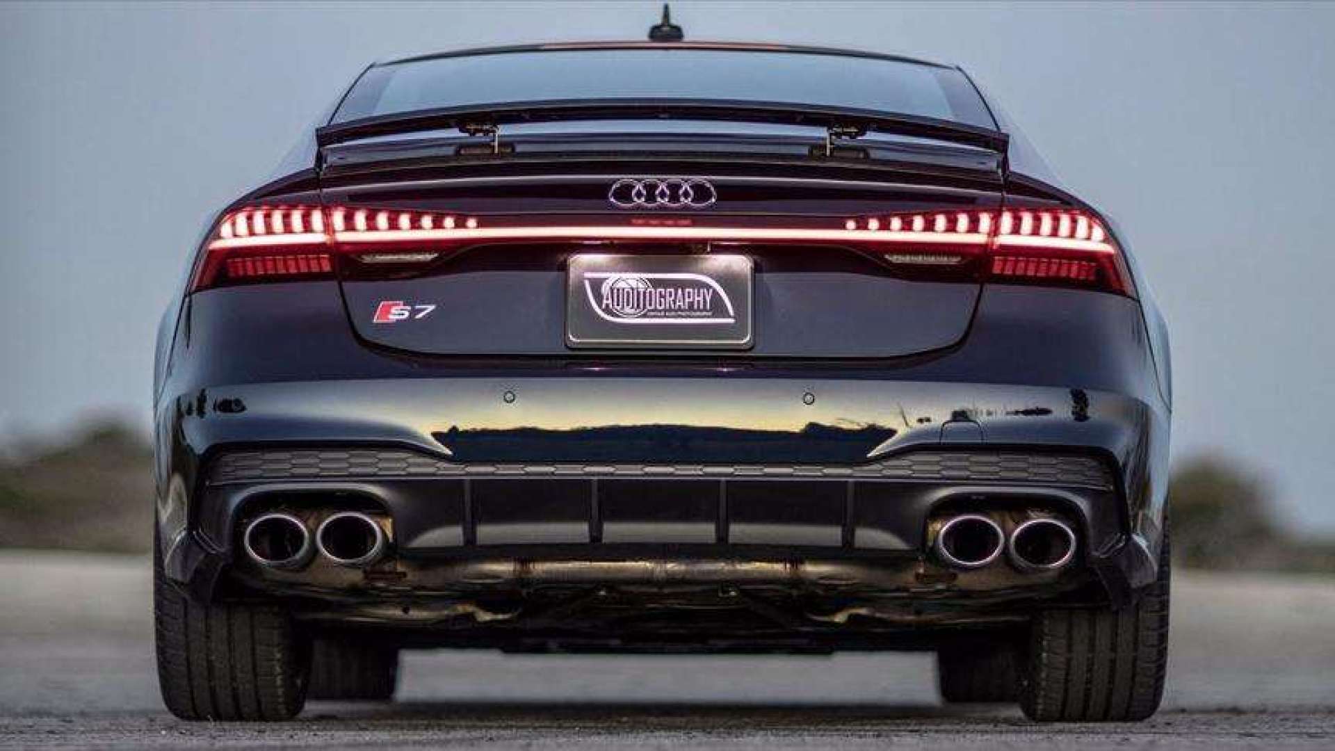 2021款奥迪s7到货,声浪响起那刻才知道有多霸气!