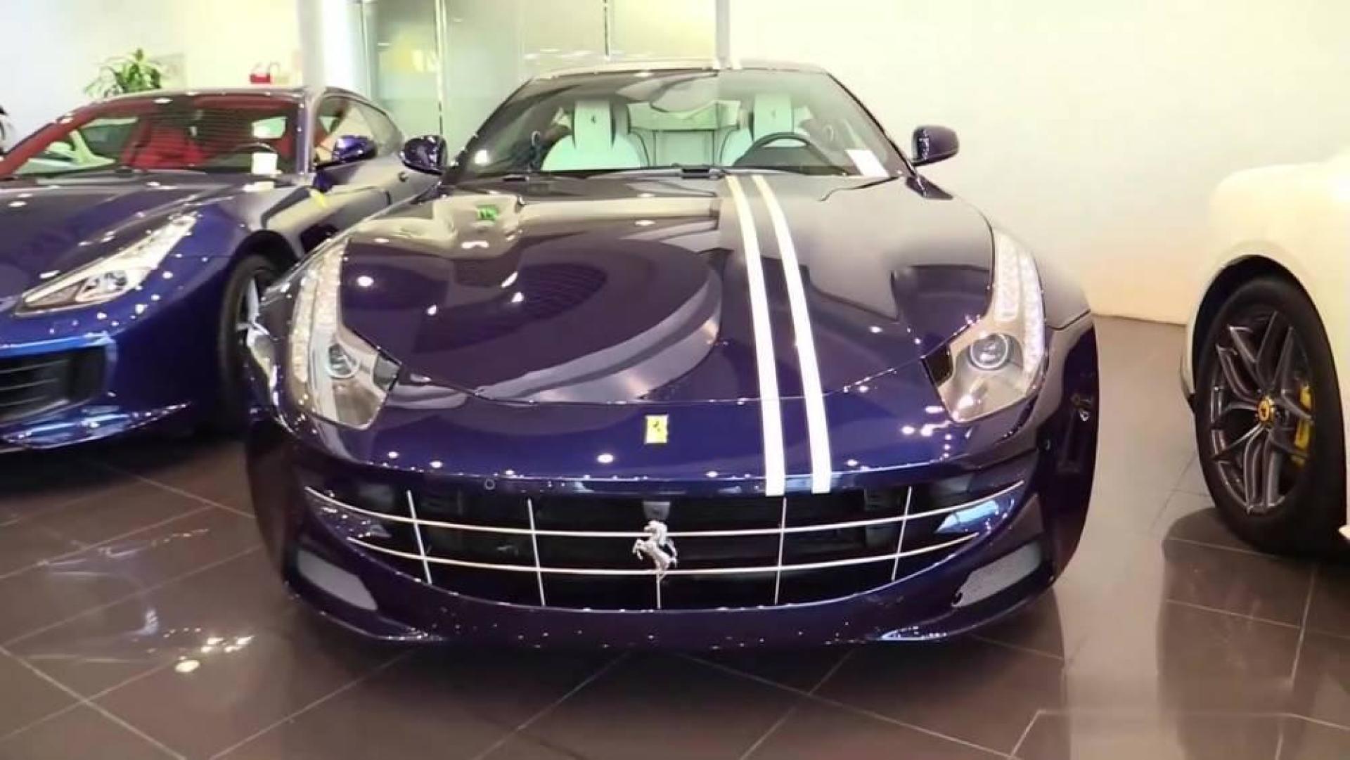 实拍法拉利四座v12ff,全新的跑车概念,外形,性能上的全面创新