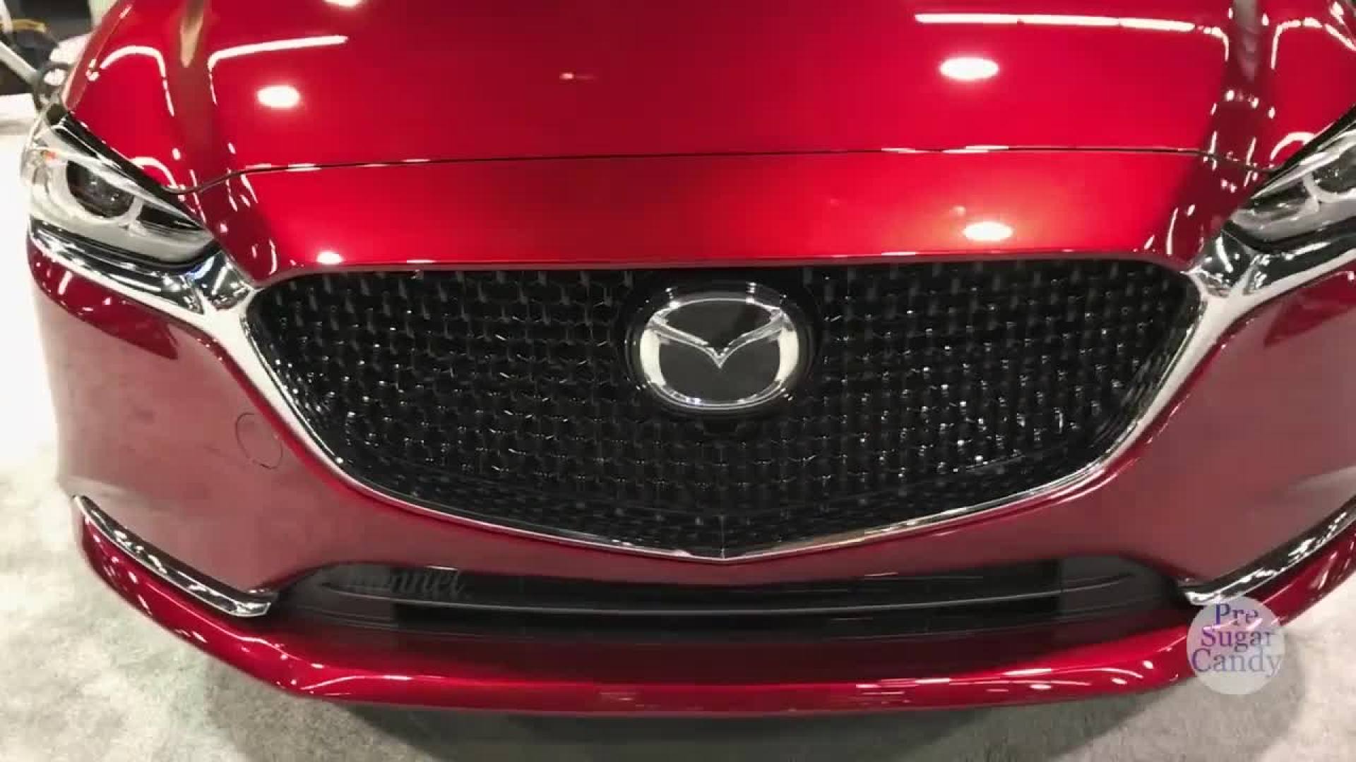 2020款mazda6车型魂动红配色!