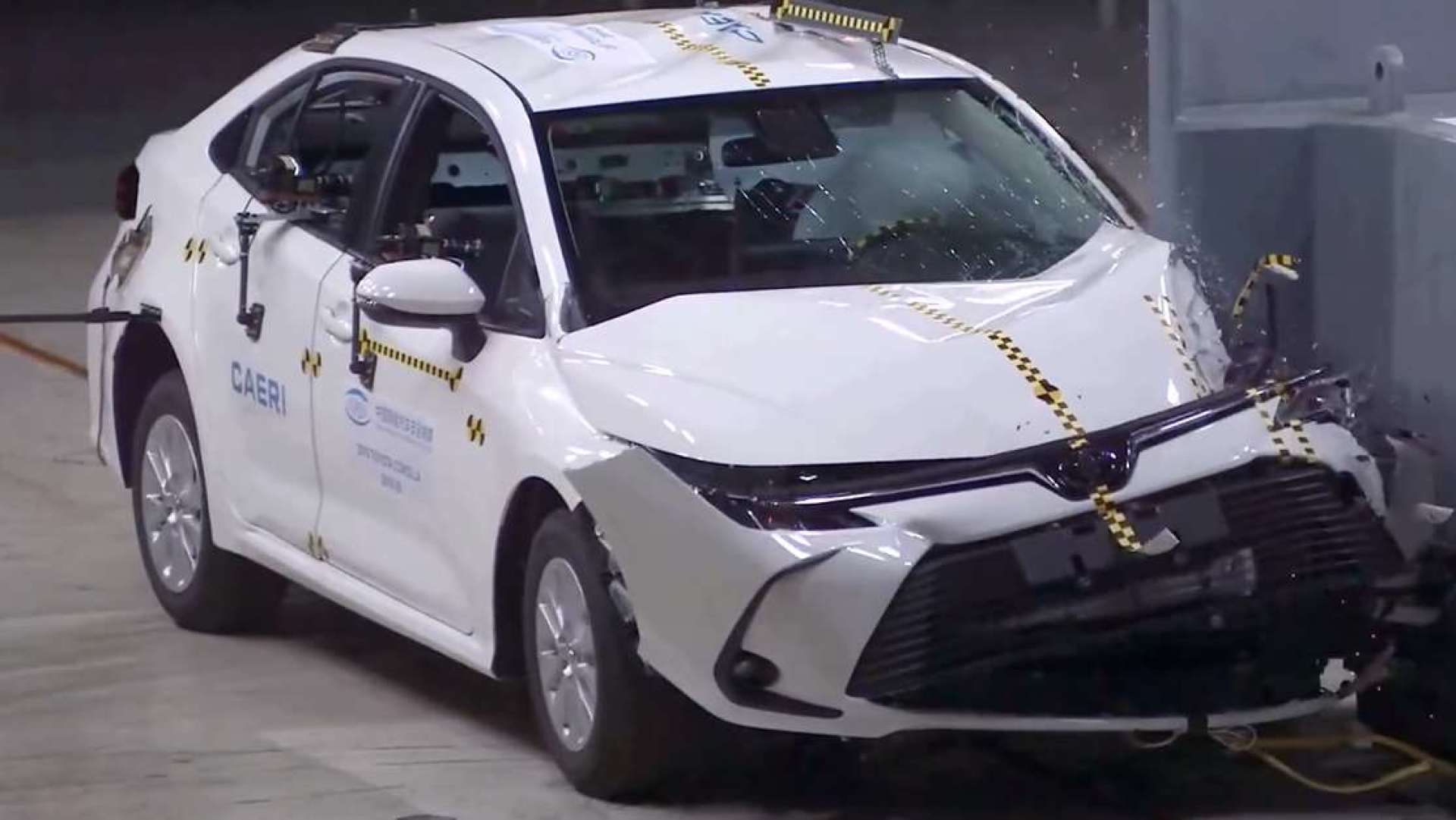 丰田卡罗拉中保研碰撞测试来了!