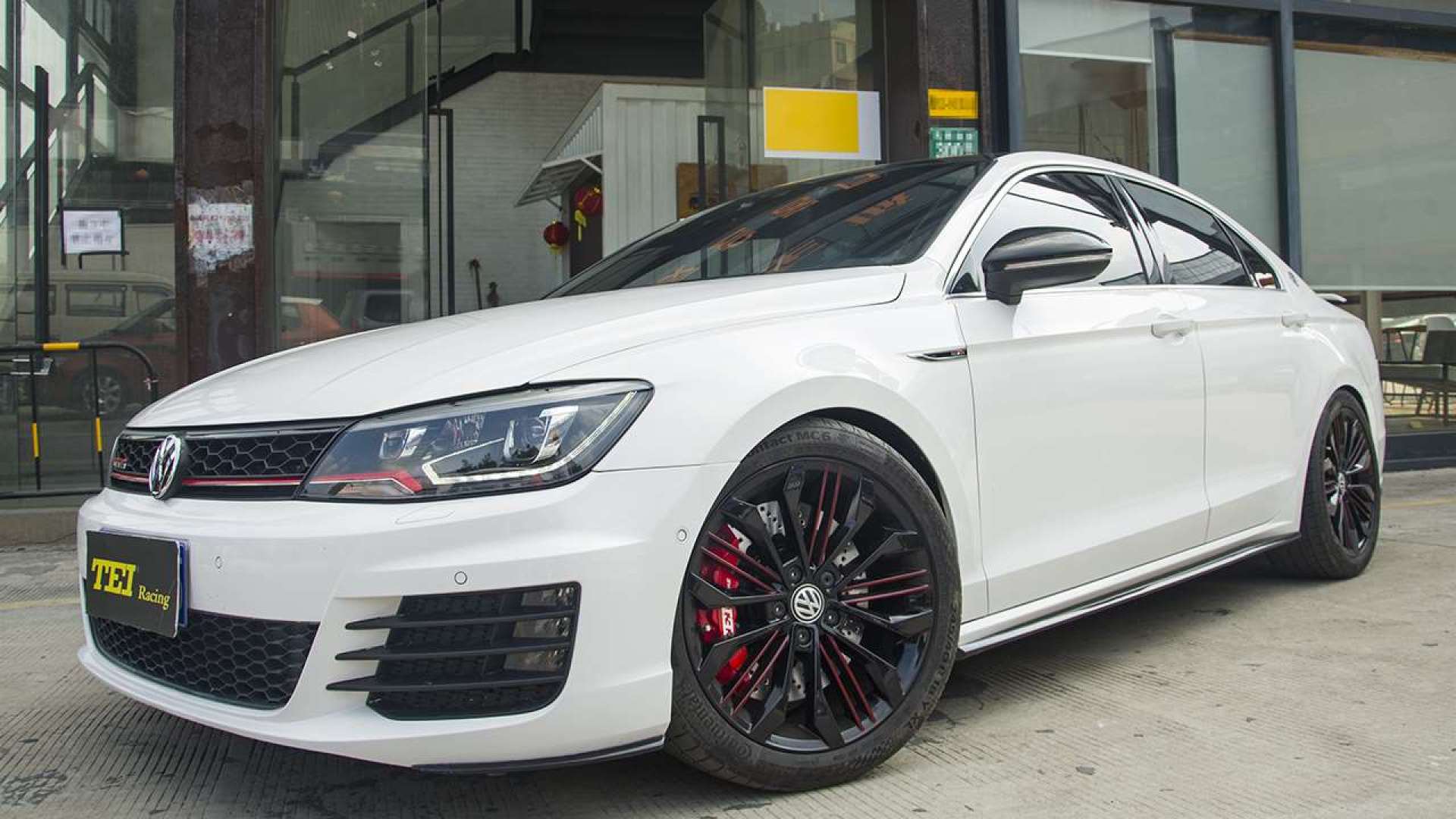 大众凌渡gts改装tei racing s60街道版高性能刹车套件