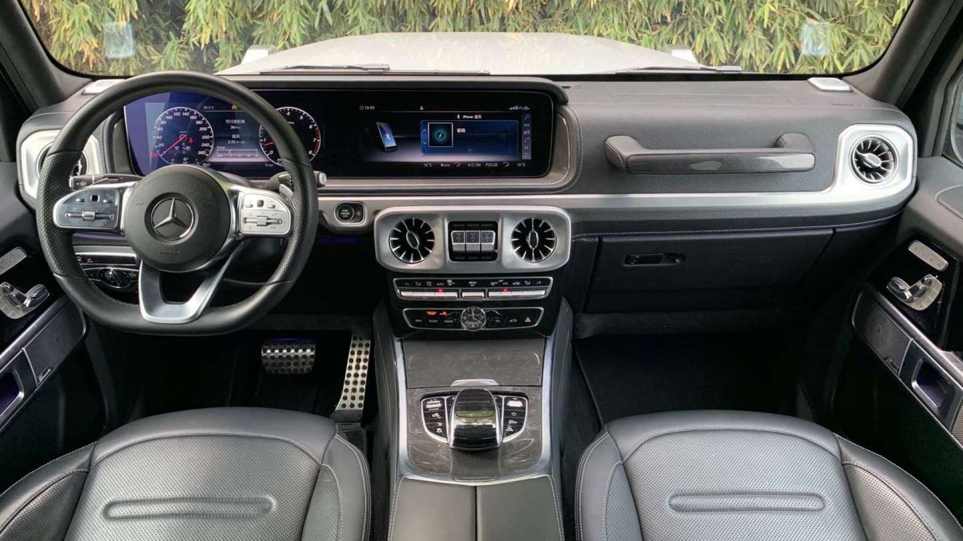 体验"大g"内饰,很难相信这是一台售价162.88万起的奔驰suv