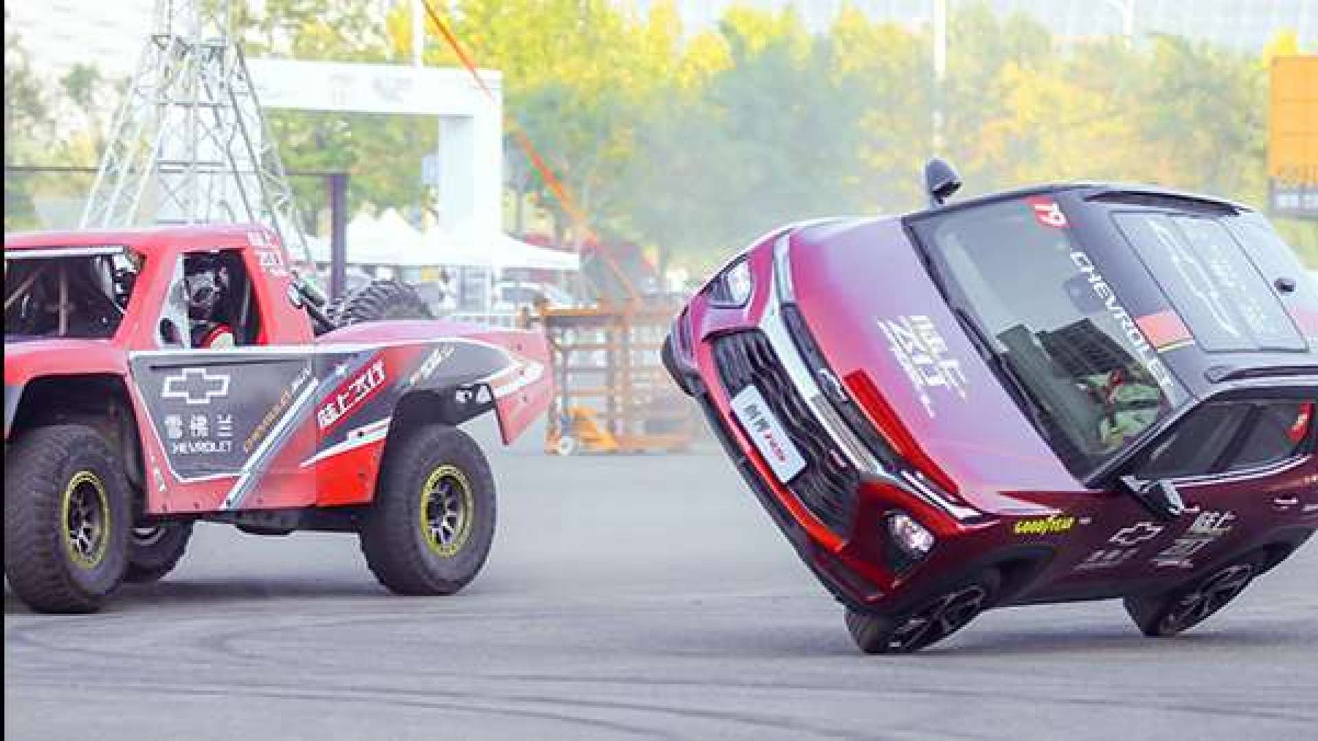 让汽车飞起来,2020雪佛兰suv陆上飞行秀实录(六)