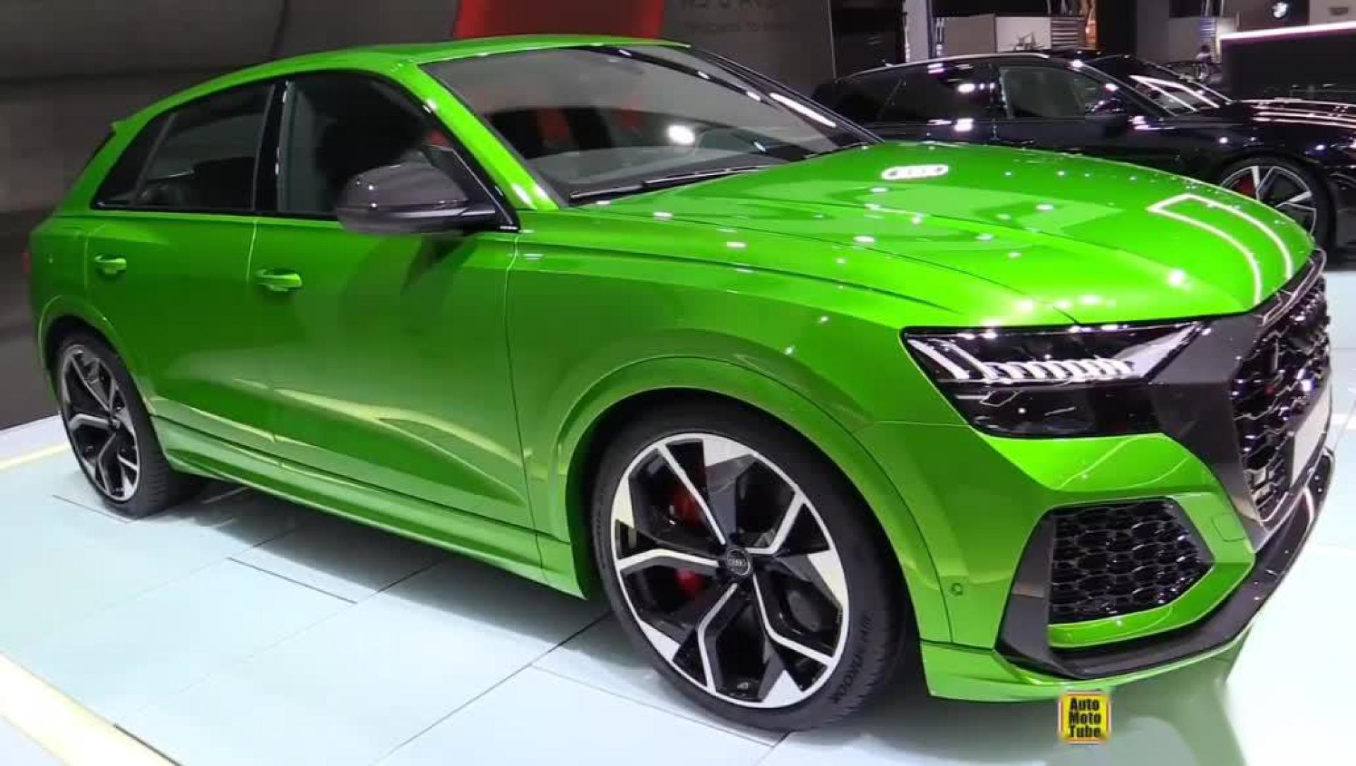 2021款奥迪rsq8,绿的你发光!